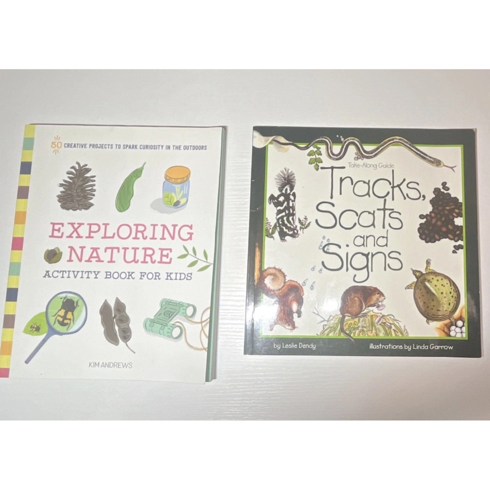 Kids Nature Activity Books Lot Of 2 Books Summer Outdoor Activities For Kids